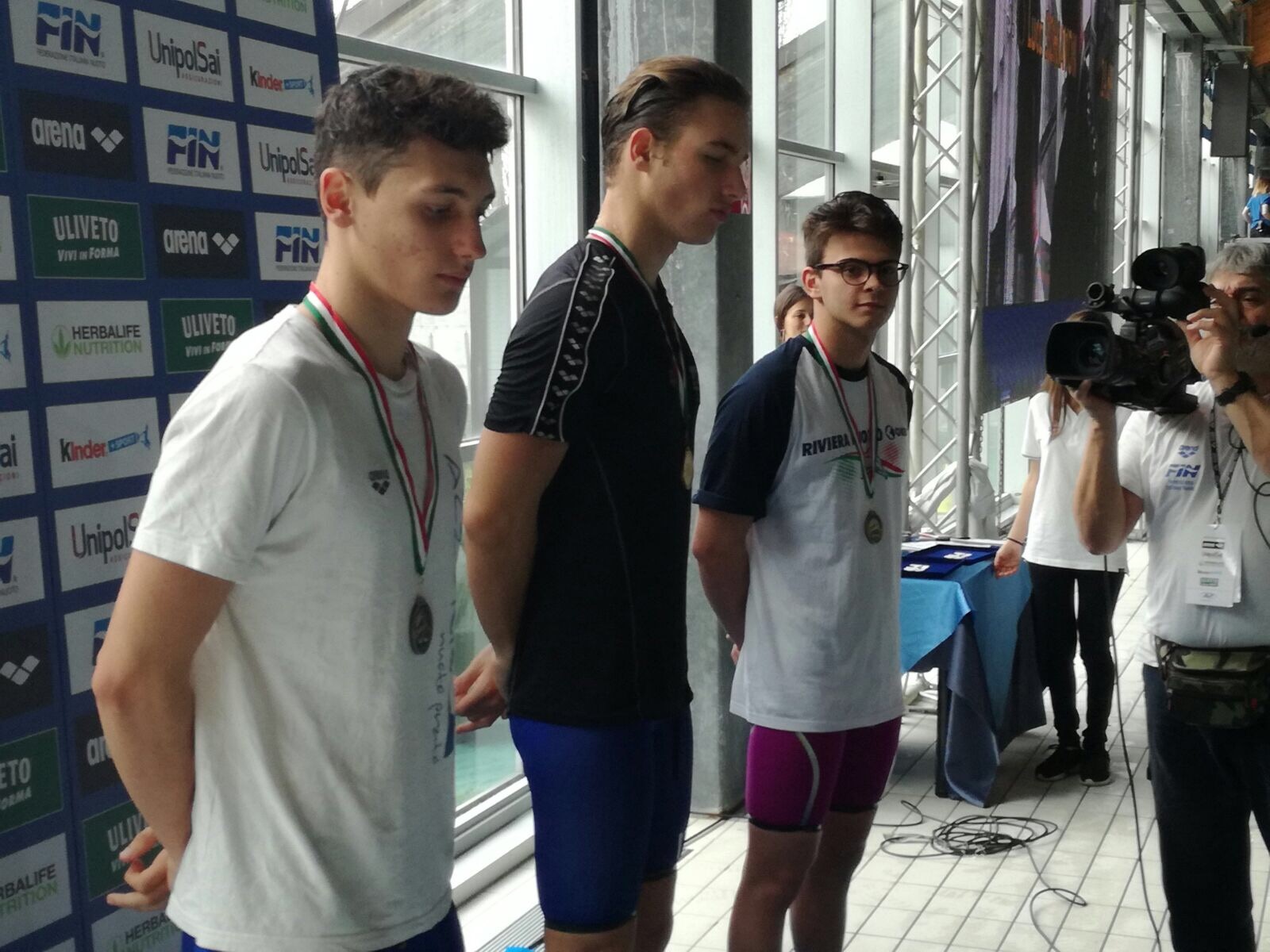 Medaglia Di Bronzo Per La Riviera Nuoto Ai Campionati Italiani Di